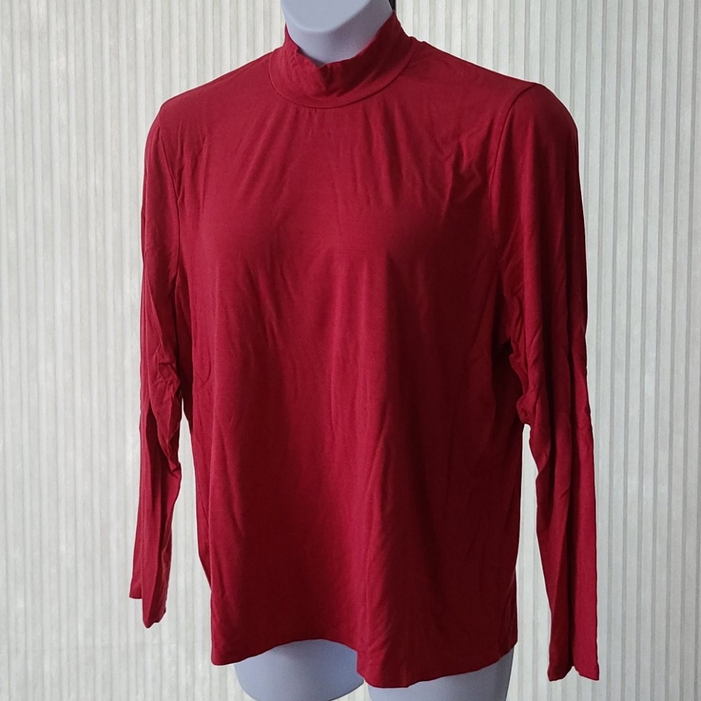 Jones New York Long Sleeve Turtleneck Shirt